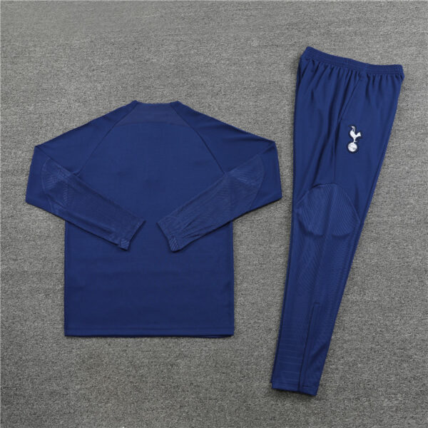 fans version 23-24 Tottenham navy blue half zipper sweater tracksuit - Image 6