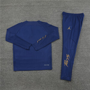 player version 23-24 PS G Jrdan navy blue half zipper training tracksuit - Image 6