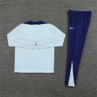 player version 24-25 France light blue with navy blue half zipper training tracksuit