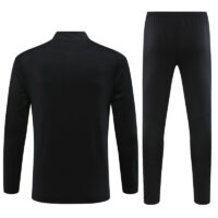 23-24 Bayern black half zipper sweater tracksuit