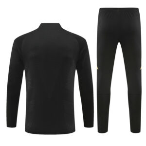 player version 24-25 Real Madrid black with yellow pullover training tracksuit - Image 6