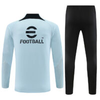 23-24 Inter light blue half zipper sweater tracksuit