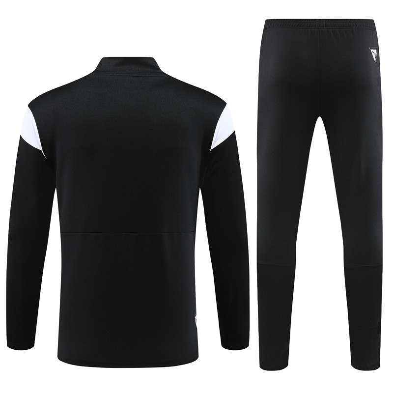 23-24 Man City black half zipper sweater tracksuit