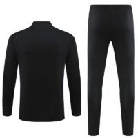 006-59 23-24 Manud black half zipper sweater tracksuit