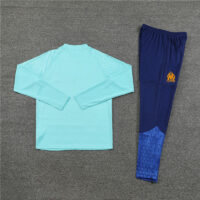 006-68 23-24 Marseille light blue half zipper sweater tracksuit