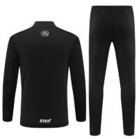 006-9 23-24 Algeria black half zipper sweater tracksuit