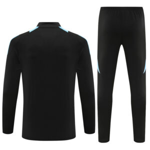 24-25 Argentina black with blue half zipper training tracksuit - Image 6