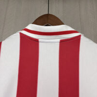 00ff82c1264d4058a12d2d29d4e7ffd5 2025-26 Olympiacos 100th Anniversary Edition Red and White Jersey