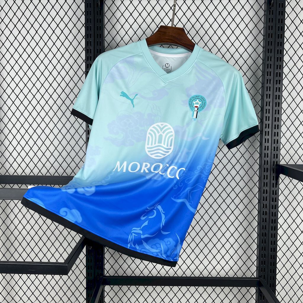 Morocco 2025-26 Ocean and sky version Jersey Morocco 2025-26 Ocean and sky version Jersey