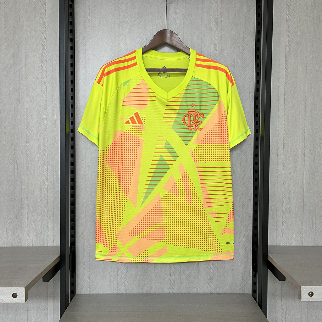 2025-26 Flamengo Goalkeeper Fluorescent Green Jersey