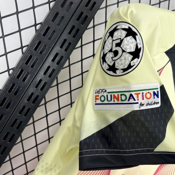 Barcelona 2025 26 yellow pink special edition Jersey (With Champions League)