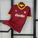 AS Roma 1989-90 Home Retro Jersey
