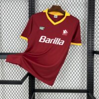 AS Roma 1989-90 Home Retro Jersey