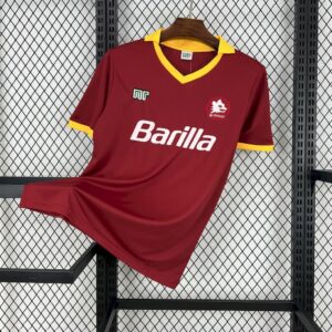 AS Roma 1989-90 Home Retro Jersey