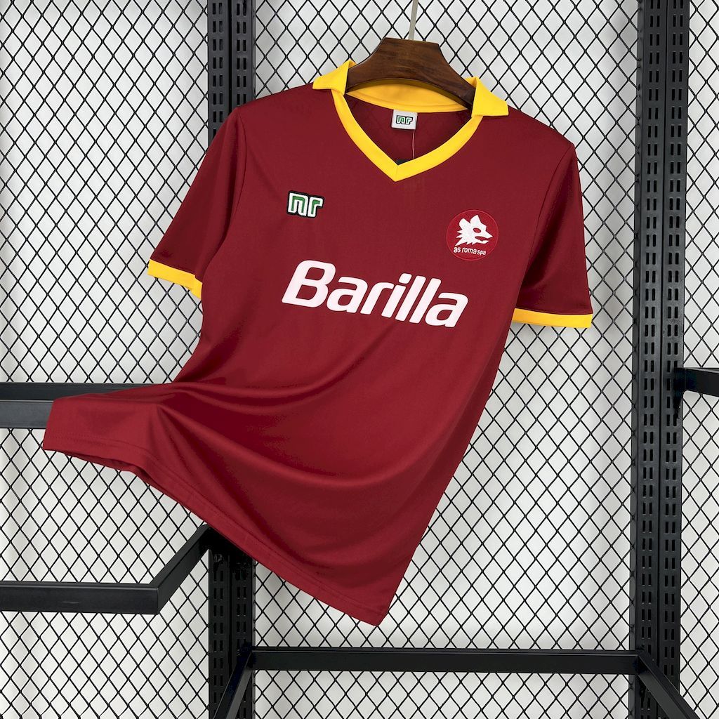 AS Roma 1989-90 Home Retro Jersey