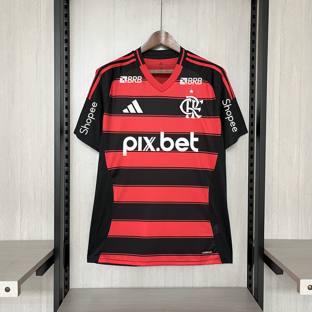 2025-26 Flamengo Home All Sponsors