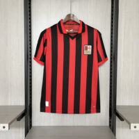 2526 AC Milan 125th Anniversary Red and Black Jersey 2526 AC Milan 125th Anniversary Red and Black Jersey