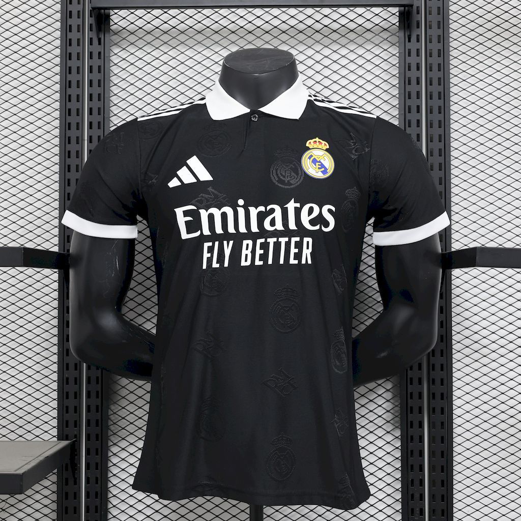 Real Madrid 2025-26 Black Special Edition Jersey Player Version