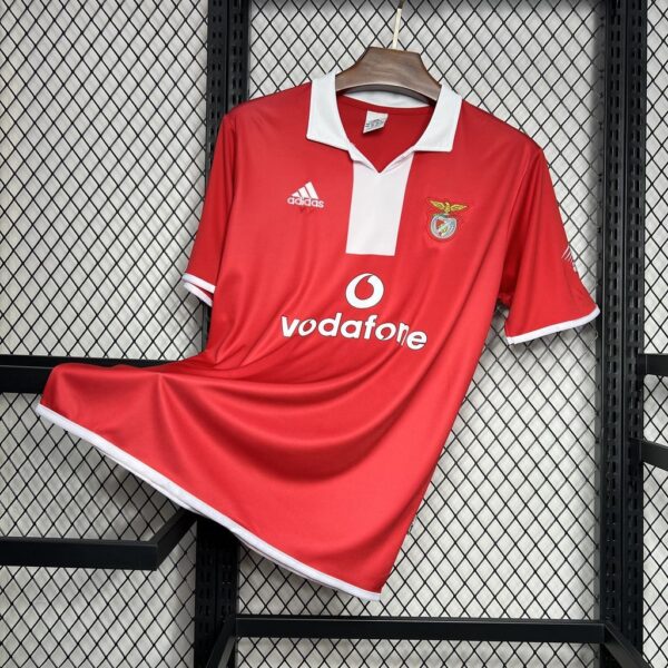 Benfica 2004-05 Home Retro Jersey - Image 3