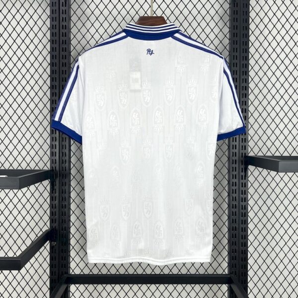 Real Zaragoza 1997-98 Home Retro Jersey - Image 3