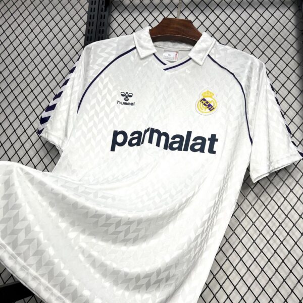 Real Madrid 1988-89 Home Retro Jersey - Image 3