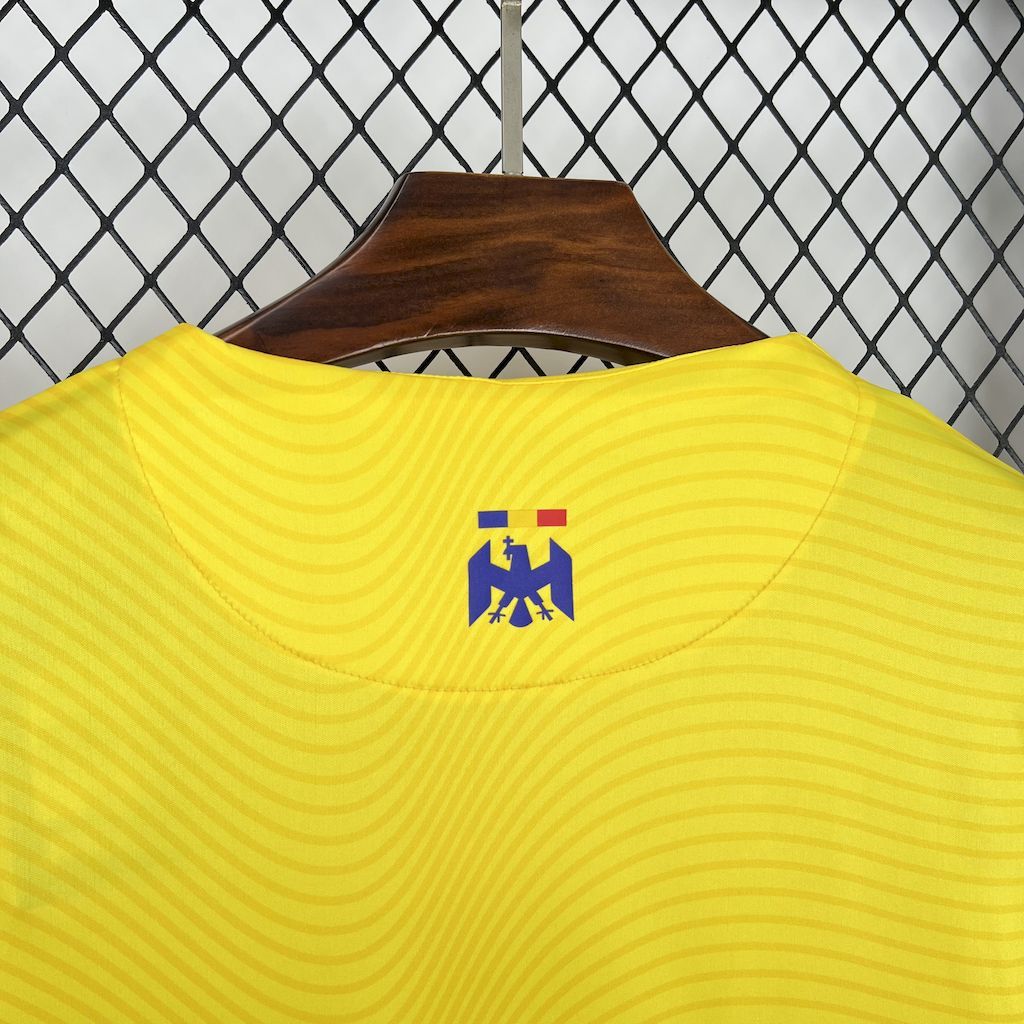 0ccb4b753f1f41bbb168b7aff7429904 Romania 2025-26 Home Jersey