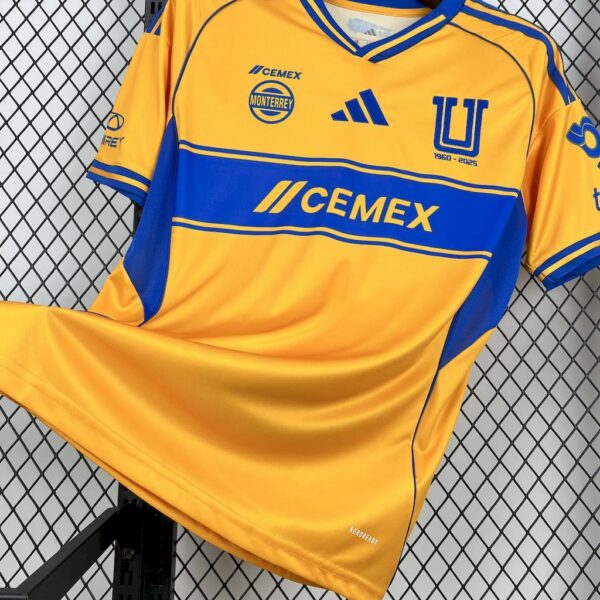 Tigres UANL 2025 26 Home Jersey