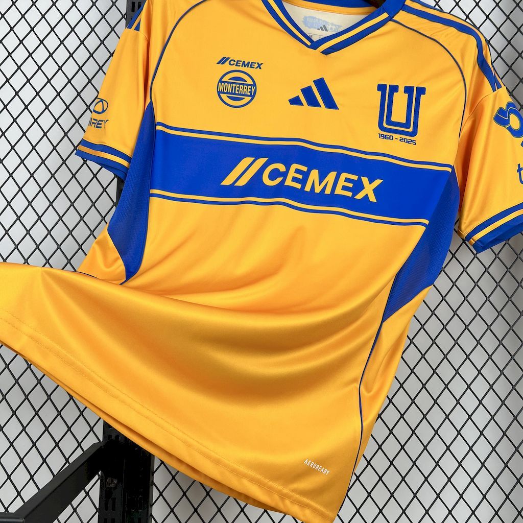 0ee6837499f946d3b91eeb4fcaad9a8c Tigres UANL 2025-26 Home Jersey