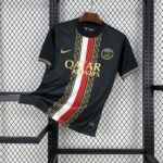 Paris Saint-Germain 2025-26 Black and Gold EditionJersey