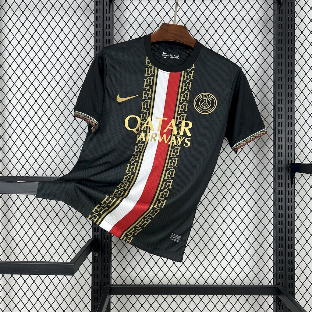 Paris Saint-Germain 2025-26 Black and Gold EditionJersey Paris Saint-Germain 2025-26 Black and Gold EditionJersey