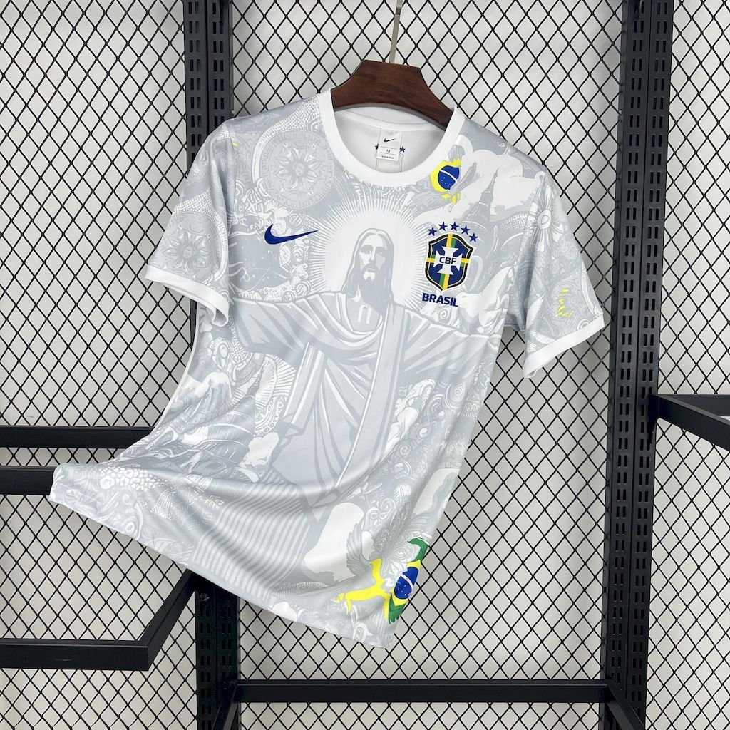Brazil 2024-25 Special Edition White Jersey