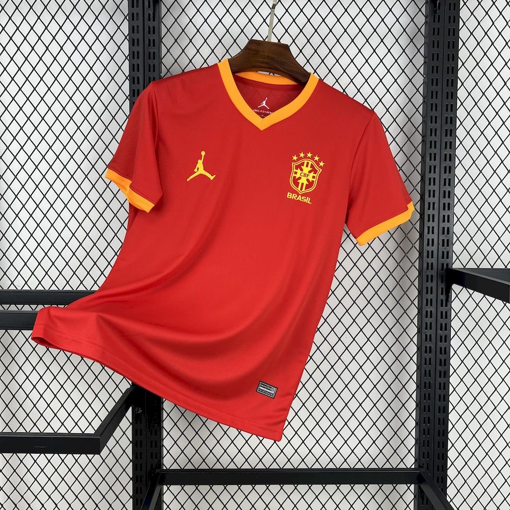 Brazil 2025-26 Jordan Red Special Edition Jersey Brazil 2025-26 Jordan Red Special Edition Jersey