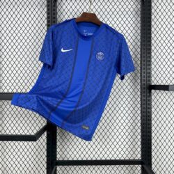 Paris Saint-Germain 2025-26 Pre-match training blue Jersey