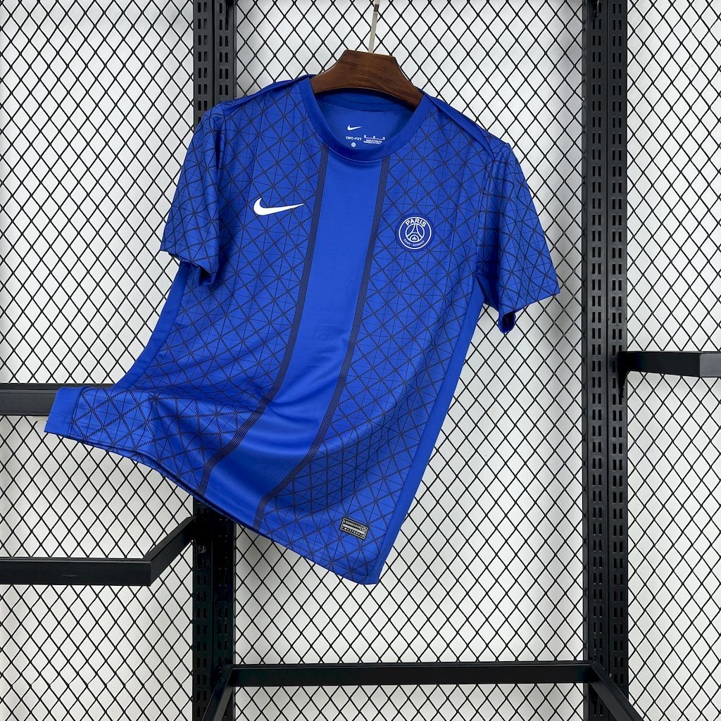 Paris Saint-Germain 2025-26 Pre-match training blue Jersey Paris Saint-Germain 2025-26 Pre-match training blue Jersey