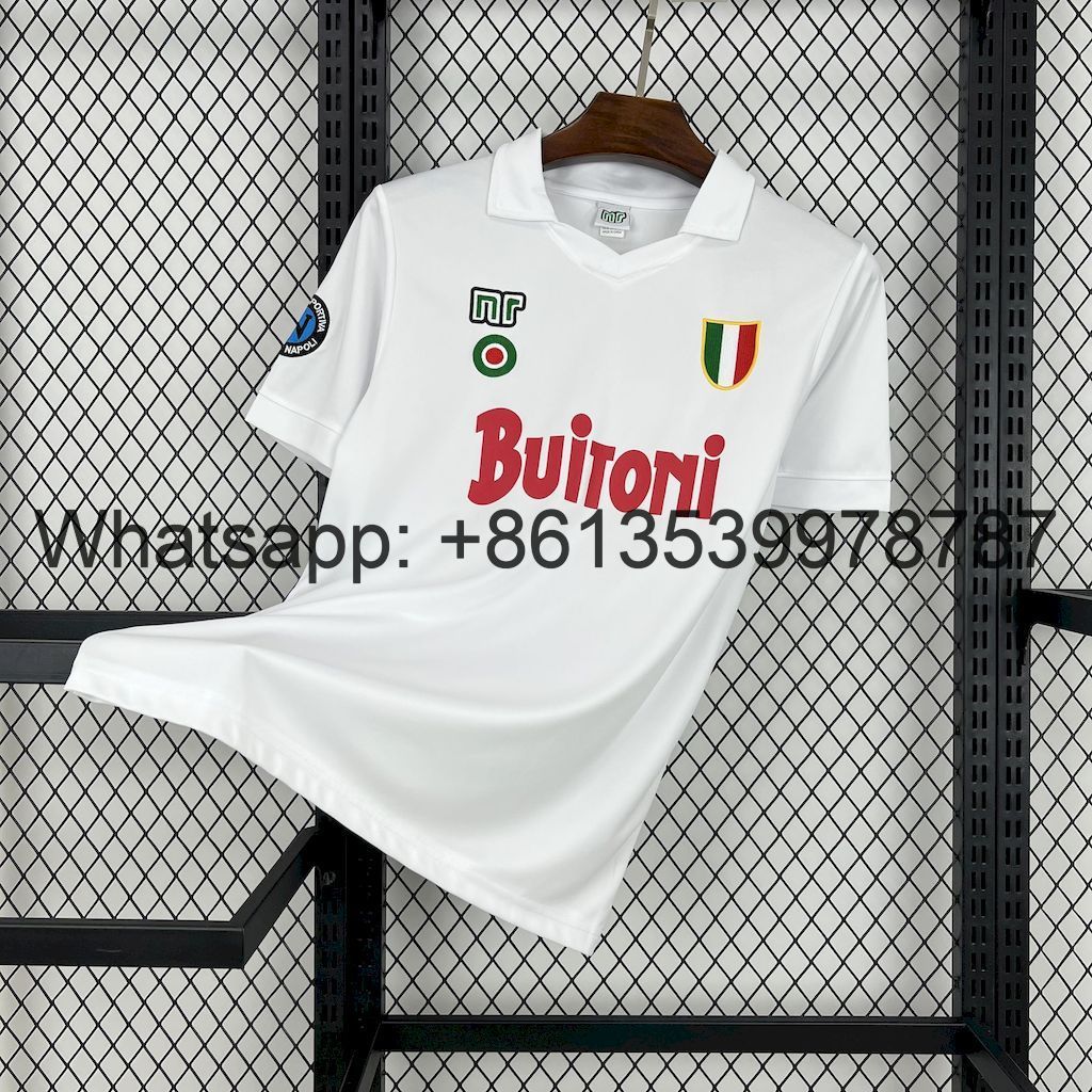 Napoli 1987-88 Away Retro Jersey Napoli 1987-88 Away Retro Jersey