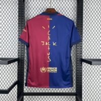Barcelona 202425 Home Travis Scott Special Jersey