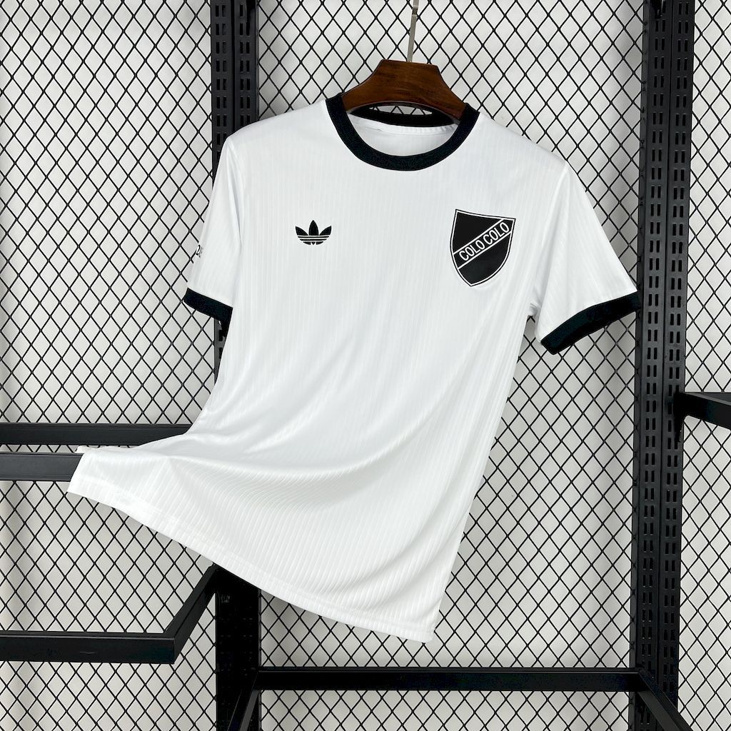 Colo Colo 2025-26 Casual retro style white Jersey Colo Colo 2025-26 Casual retro style white Jersey