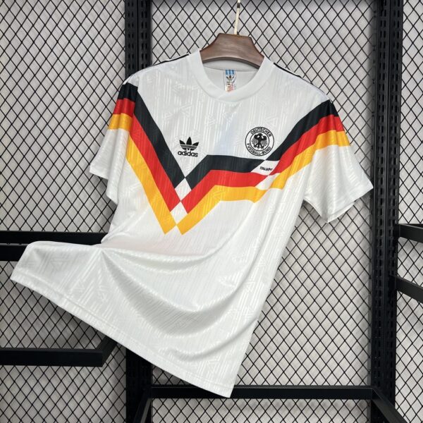 Germany 1990 Home Retro Jersey - Image 3