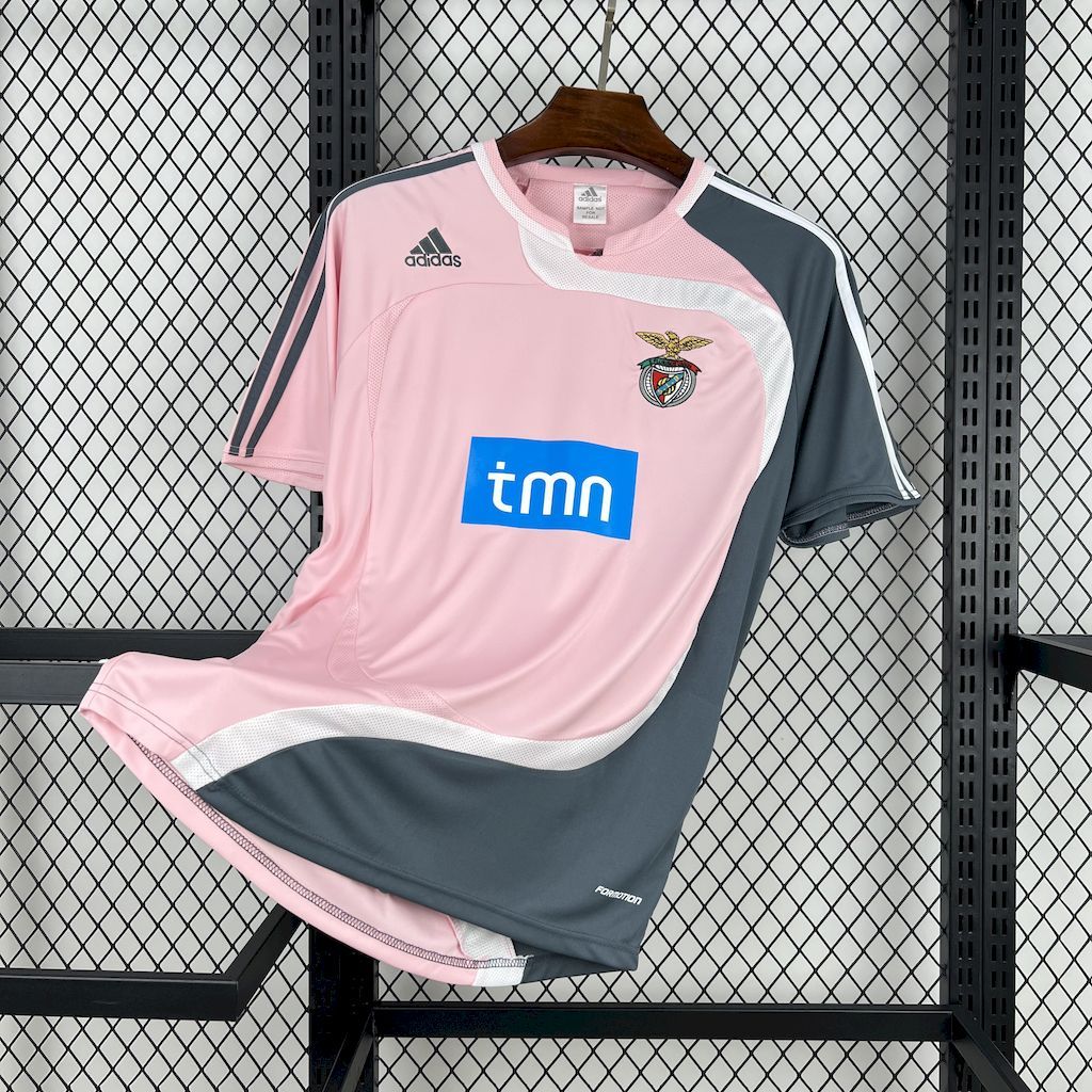 Benfica 2007-08 Away Retro Jersey (With sponsor)