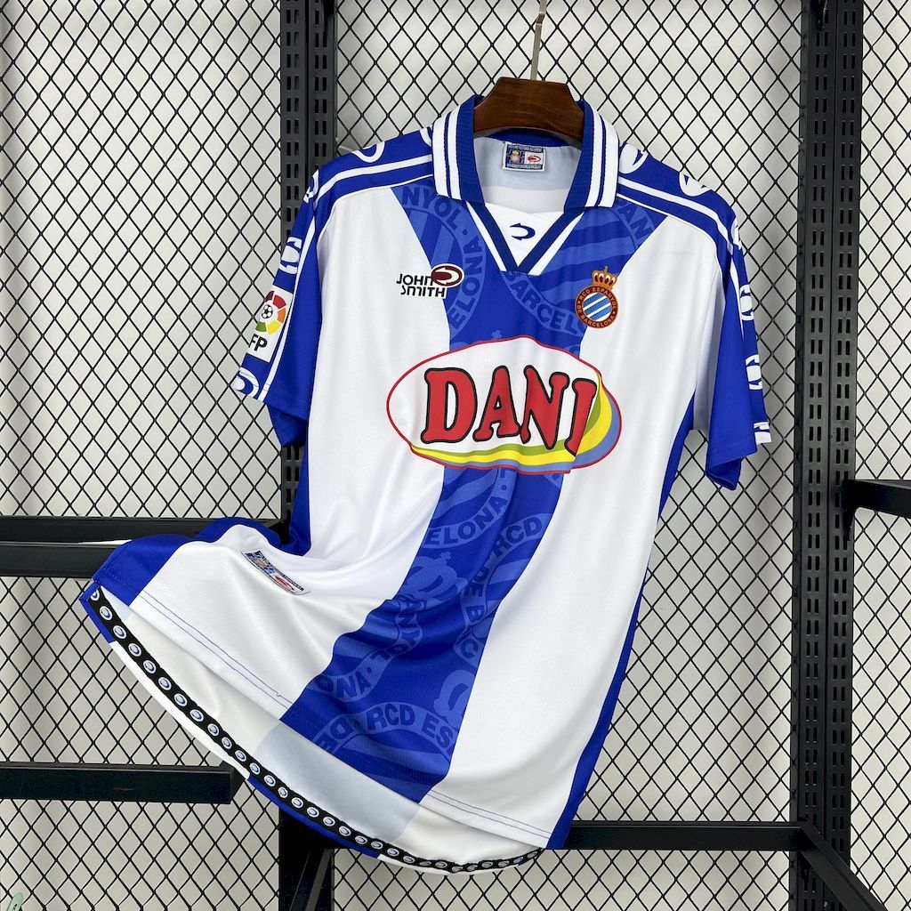 RCD Espanyol 1999-00 Home Retro Jersey