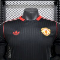 Manchester United 2025-26 Black Terrace Icons Jersey Player Version