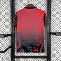 Real Madrid 202425 Red and black dragon Jersey