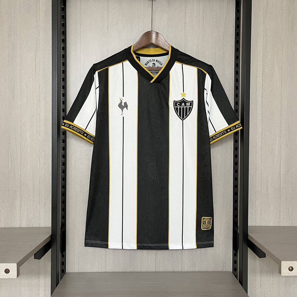 2025-26 Atlético Mineiro Special Edition Black and White Jersey 2025-26 Atlético Mineiro Special Edition Black and White Jersey