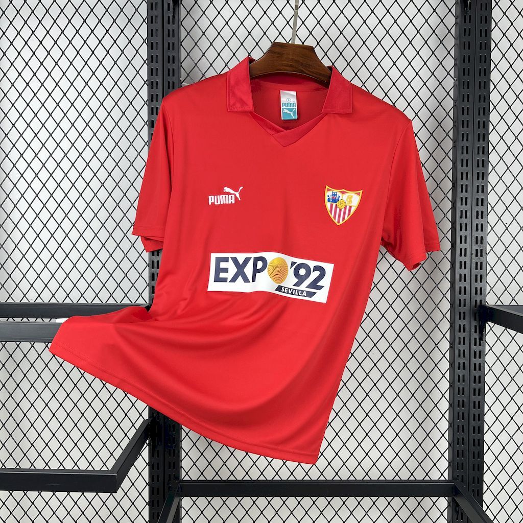 Sevilla FC 1987-90 Away Retro Jersey Sevilla FC 1987-90 Away Retro Jersey