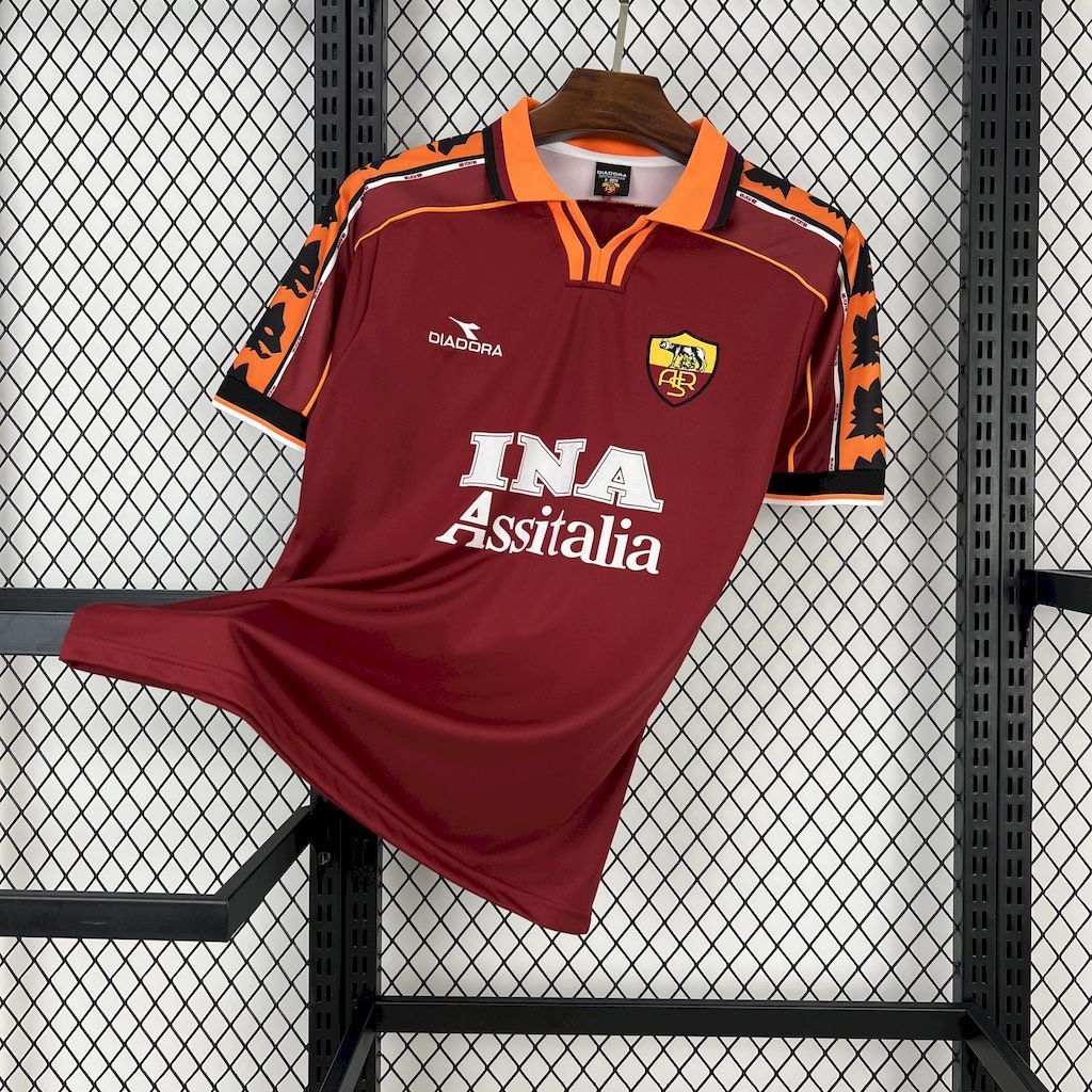 AS Roma 1998-99 Home Retro Jersey