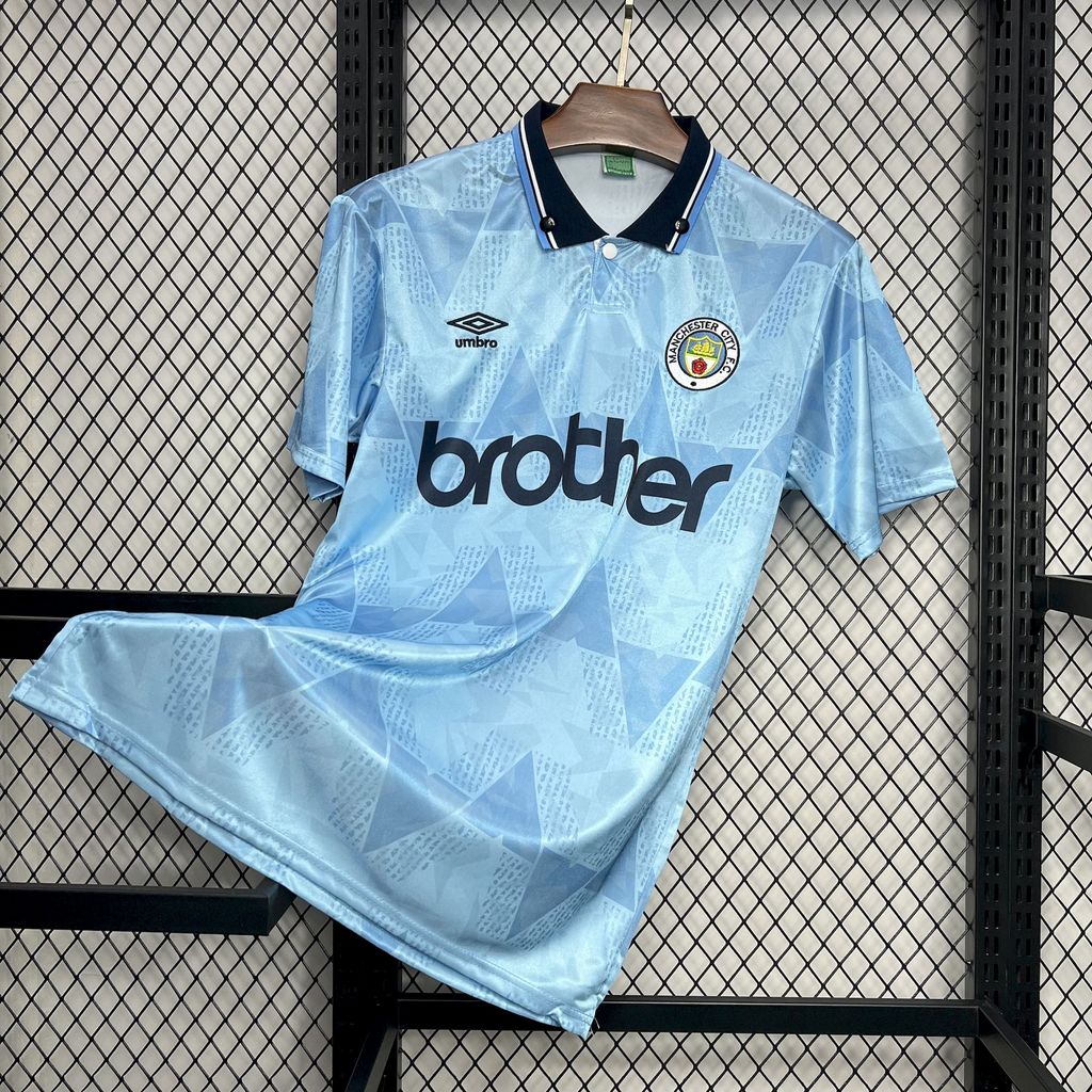 Manchester City 1989-91 Home Retro Jersey