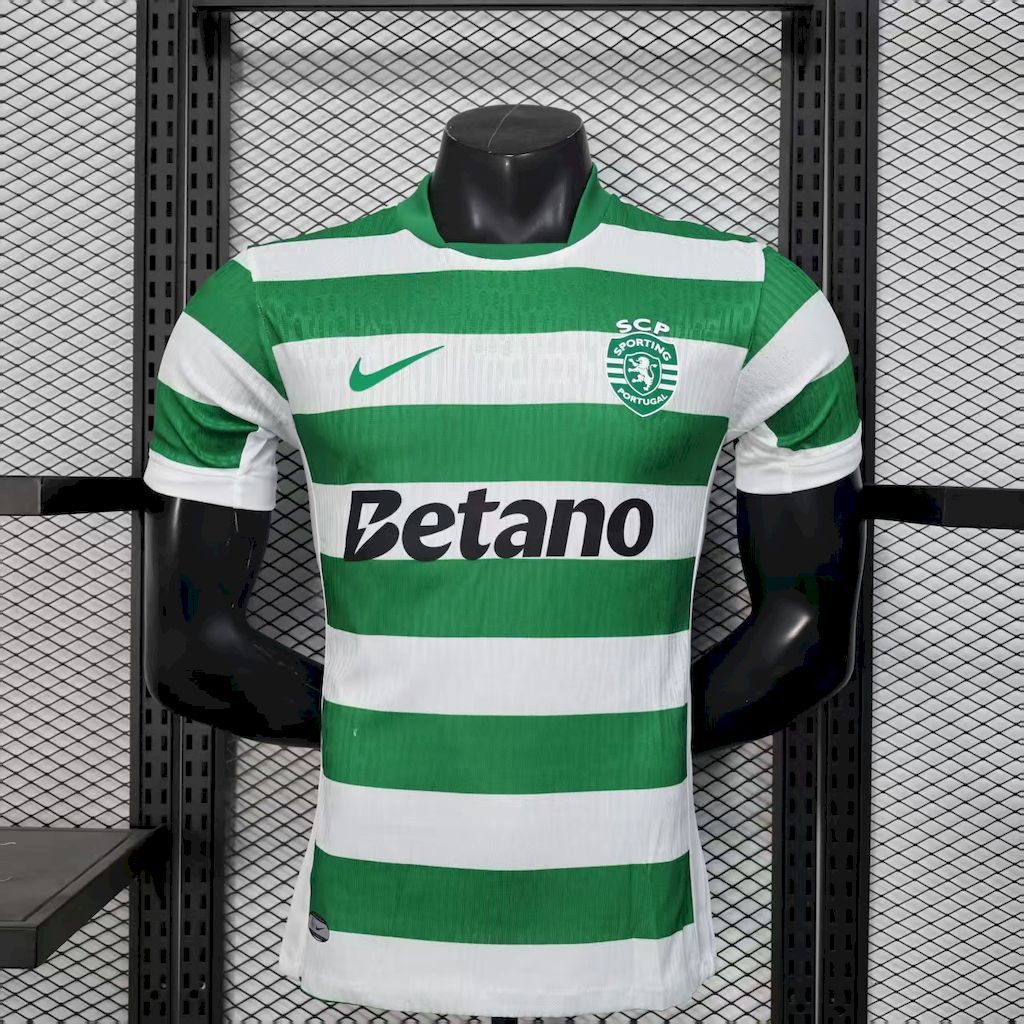 Sporting CP 2025-26 Home Jersey Player Version
