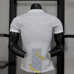 Tottenham Hotspur 2025 26 White Gold Snake Edition Jersey Player Version