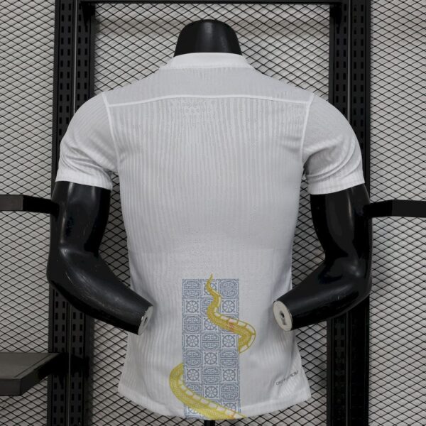 Tottenham Hotspur 2025 26 White Gold Snake Edition Jersey Player Version