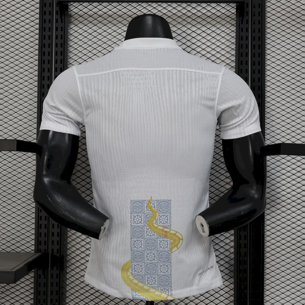 1ff700a481cd4fdfb8448efee6d8dcab Tottenham Hotspur 2025-26 White Gold Snake Edition Jersey Player Version
